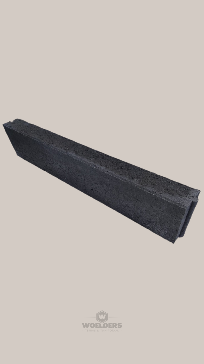 Betonband 10x20x100 antraciet komo
