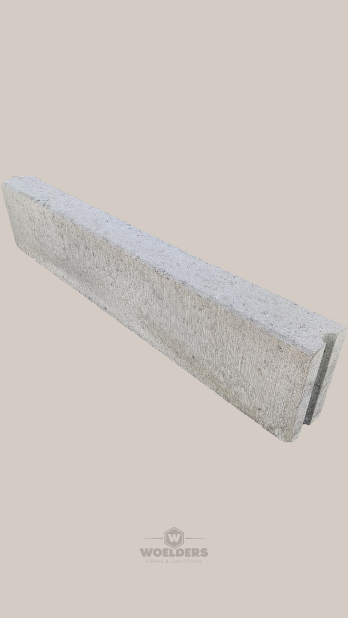 Betonband 10x20x100 grijs komo
