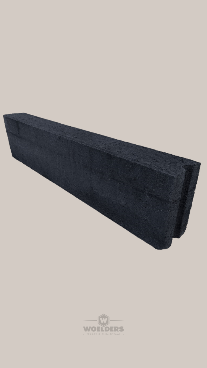 Betonband 12x25x100 antraciet komo