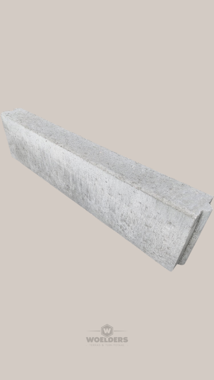 Betonband 12x25x100 grijs komo