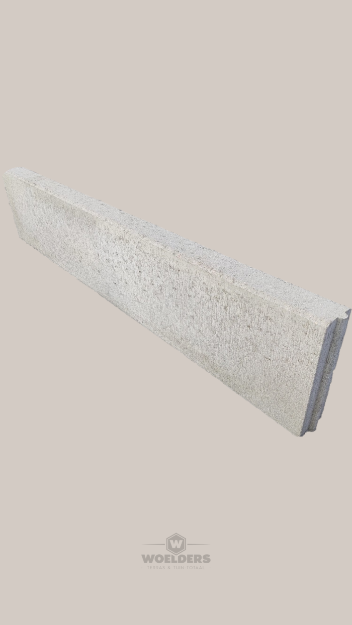 Betonband 6x20x100 grijs
