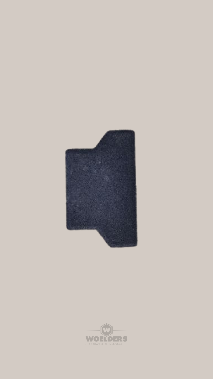 H-Verbandsteen Half 8cm Antraciet