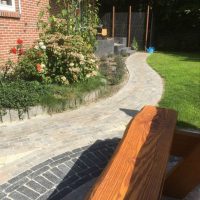 Antieke trommel dikformaat 6 cm musselkalk - Afbeelding 4