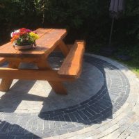 Antieke trommel dikformaat 6 cm musselkalk - Afbeelding 5