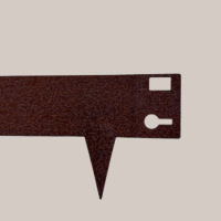 Kantopsluiting Flexibel Corten 40x106cm