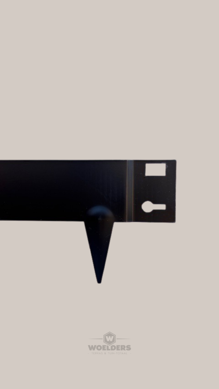 Kantopsluiting Flexibel Zwart 24x106cm