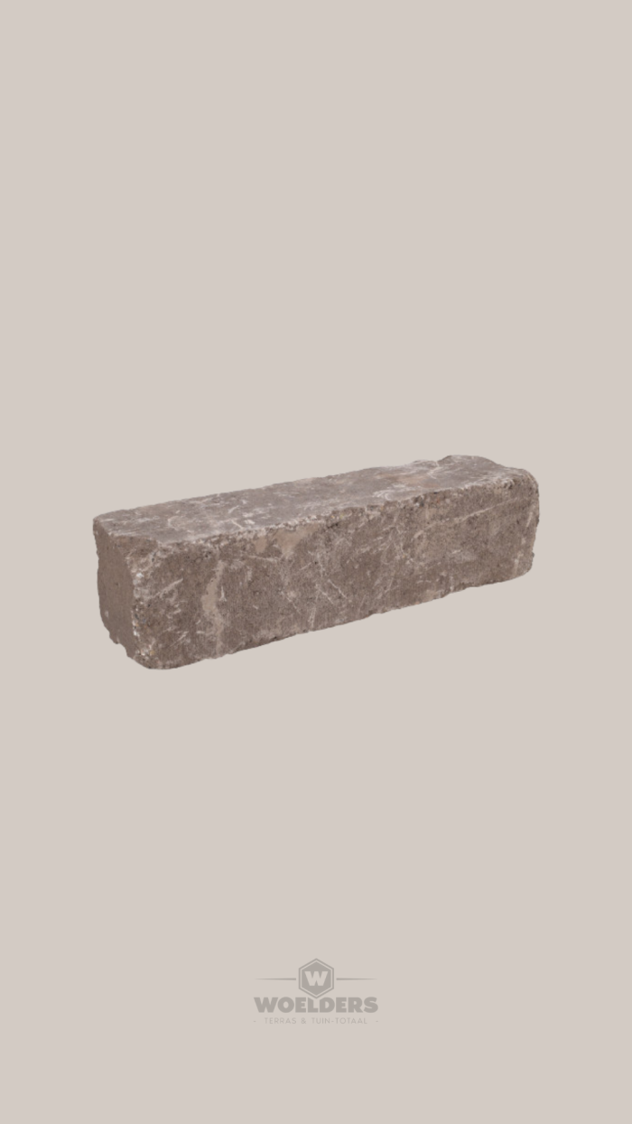 Linia Excellence Getrommeld 15x15x60cm Taupe