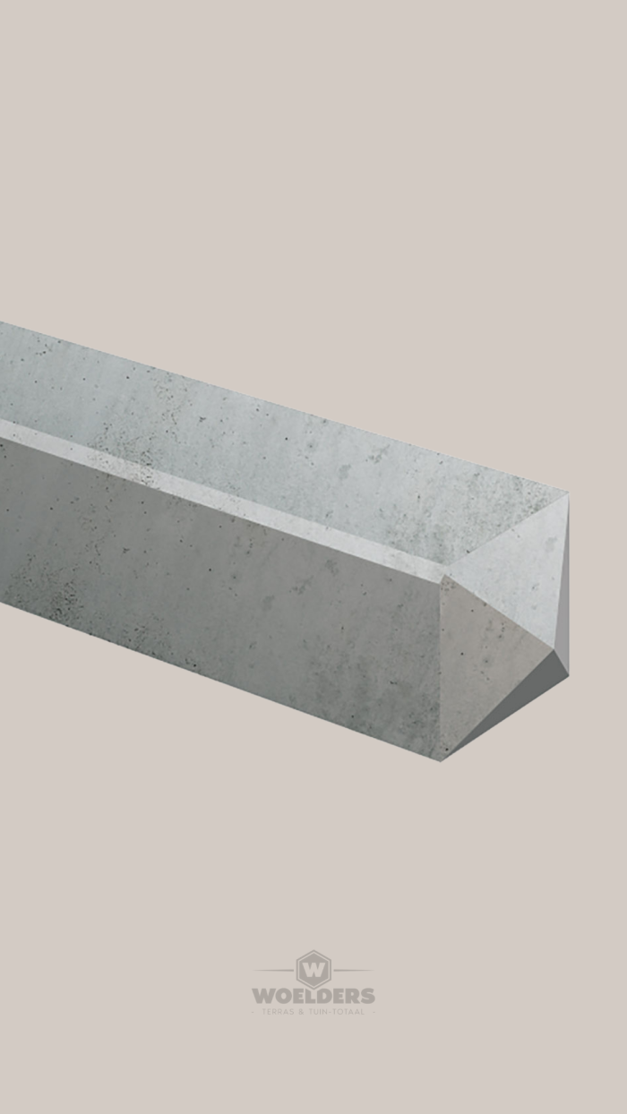 Betonpalen Ongecoat 10x10x280cm Grijs