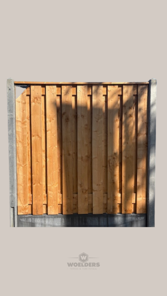 Schuttingpanelen Douglas LOOK 19-Planks Ongeschaafd