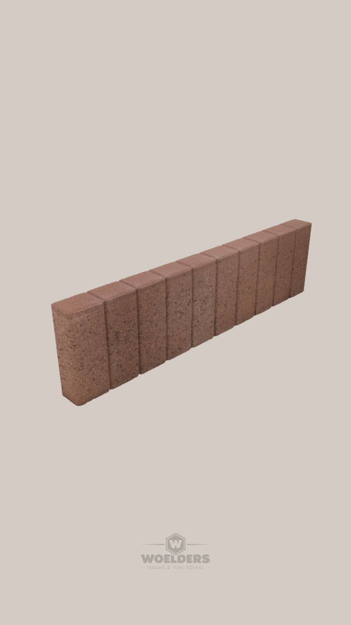 Quadrobandpalissade 8x25x100cm Bruin