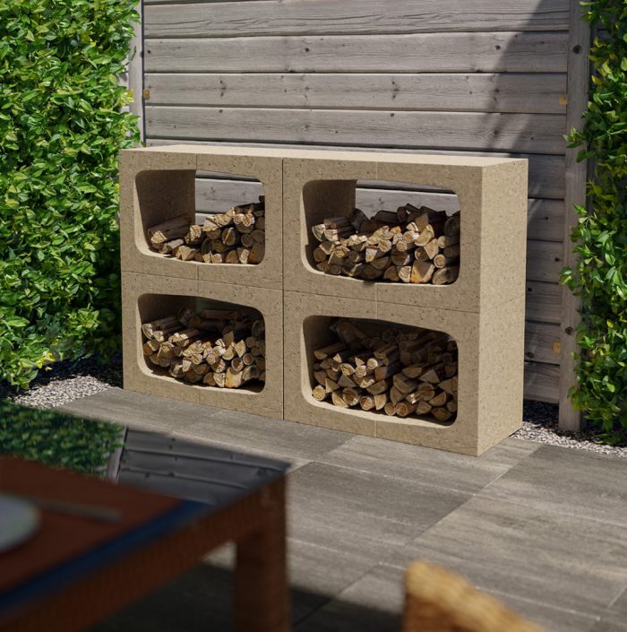 U-element 40x40x50cm Grijs - Afbeelding 2