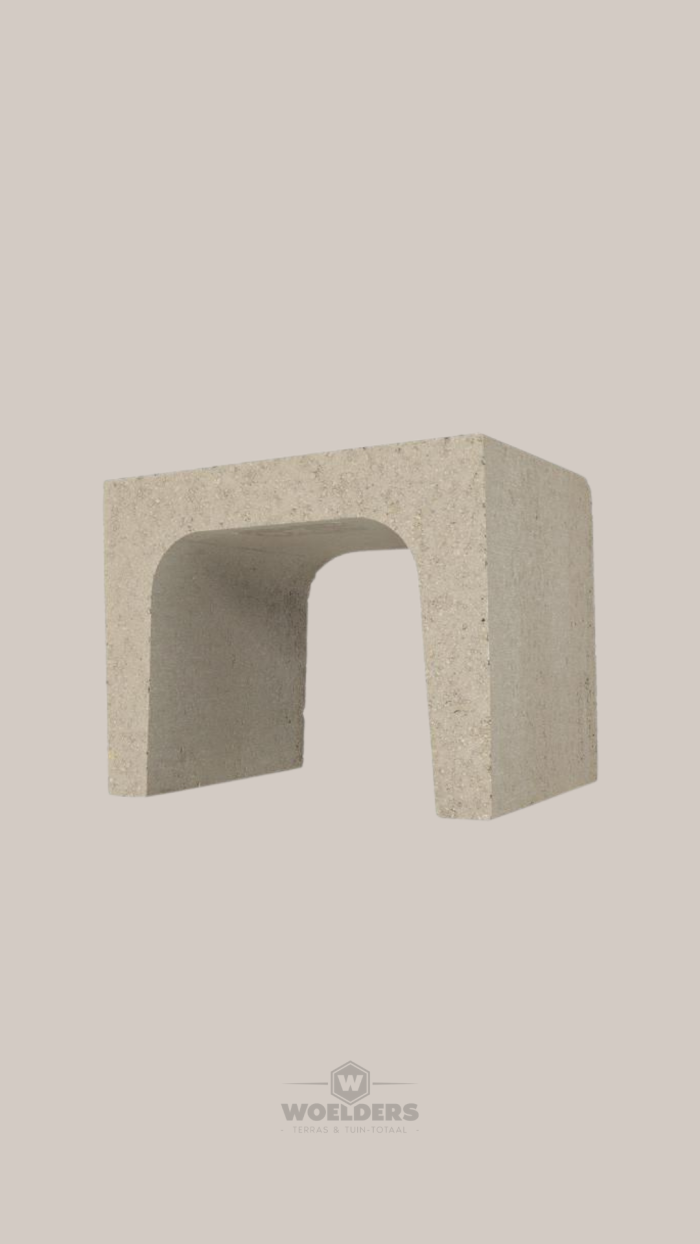 U-element 40x40x50cm Grijs
