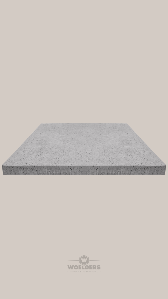 Oud Hollands Tegel 100x100x12cm Grijs (zonder facet) Gewapend