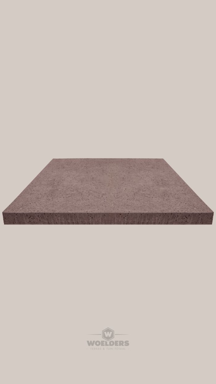 Oud Hollands Tegel 80x80x5cm Taupe (zonder facet) Gewapend
