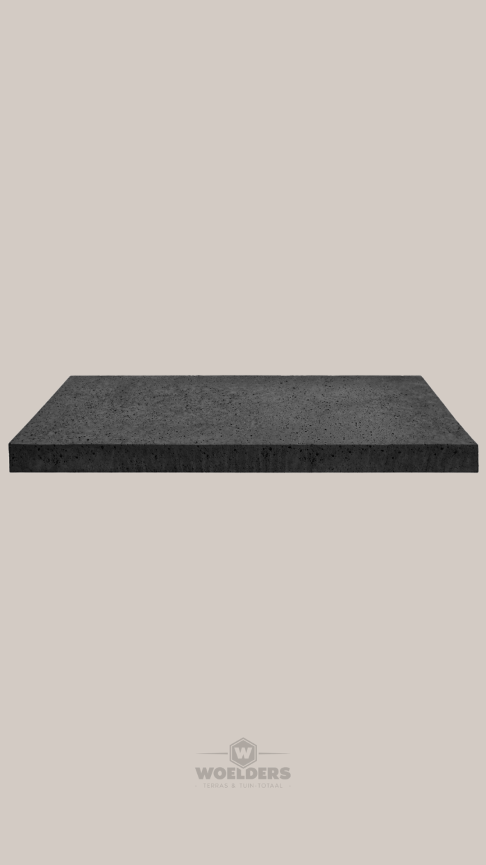 Oud Hollands Tegel 120x60x7cm Carbon (zonder facet) Gewapend