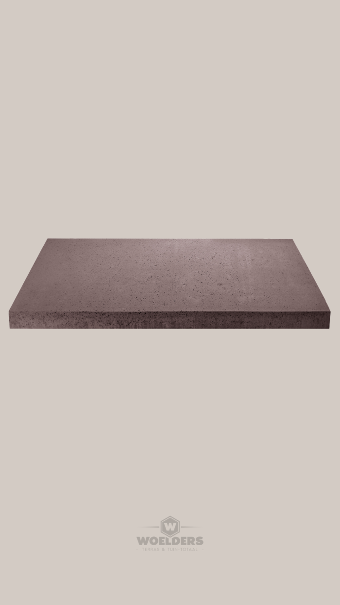 Oud Hollands Tegel 150x120x10cm Taupe (zonder facet) Gewapend