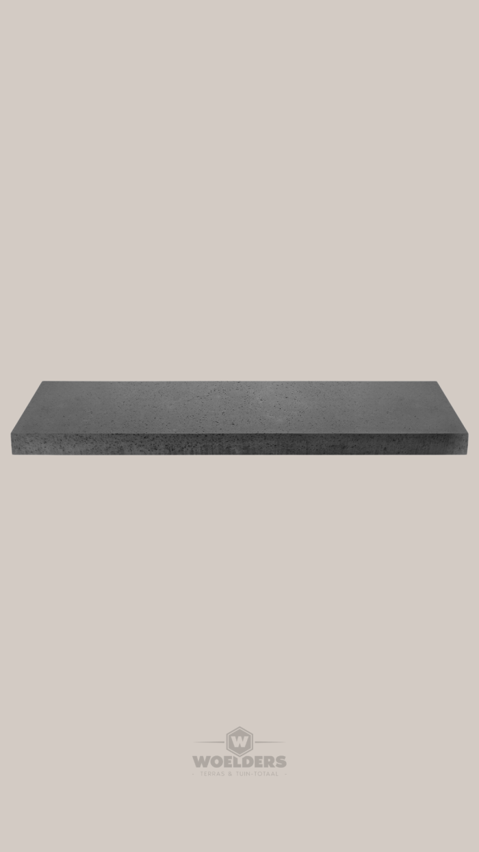 Oud Hollands Tegel 240x60x12cm Antraciet (zonder facet) Gewapend