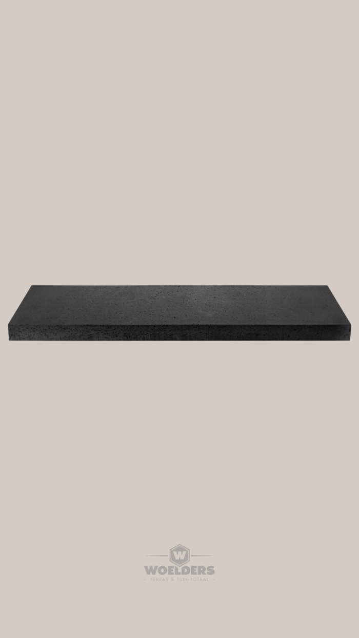 Oud Hollands Tegel 200x50x10cm Carbon (zonder facet) Gewapend