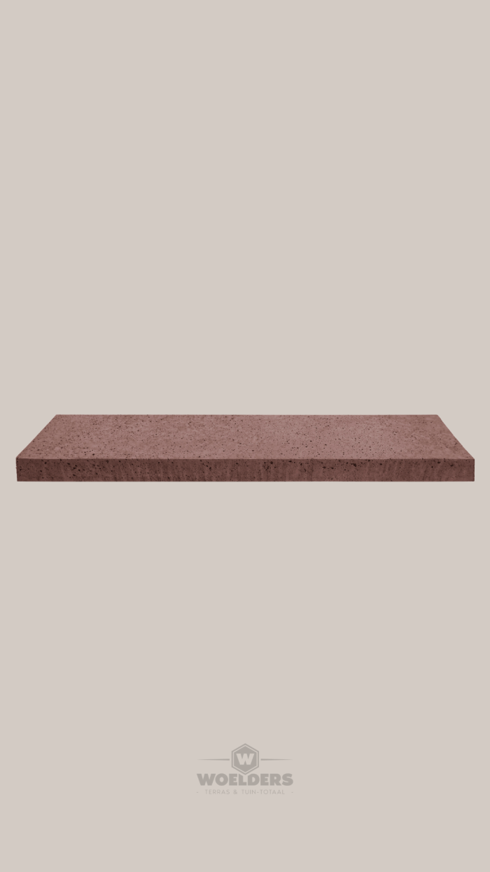 Oud Hollands Opsluitband 100x20x5cm Roodbruin Gewapend