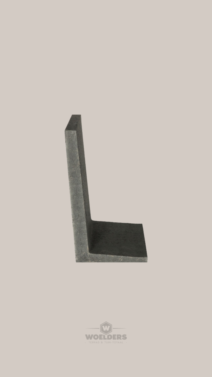 L-element 100x50x50cm Antraciet