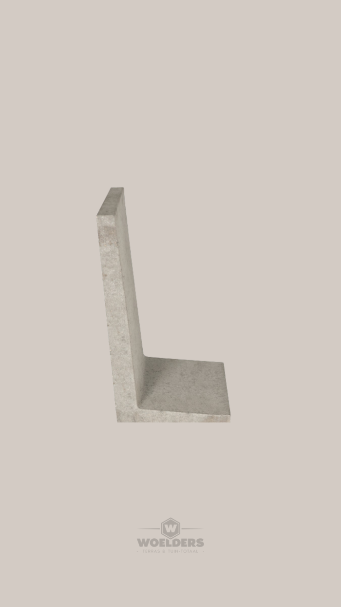 L-element 100x50x50cm Grijs