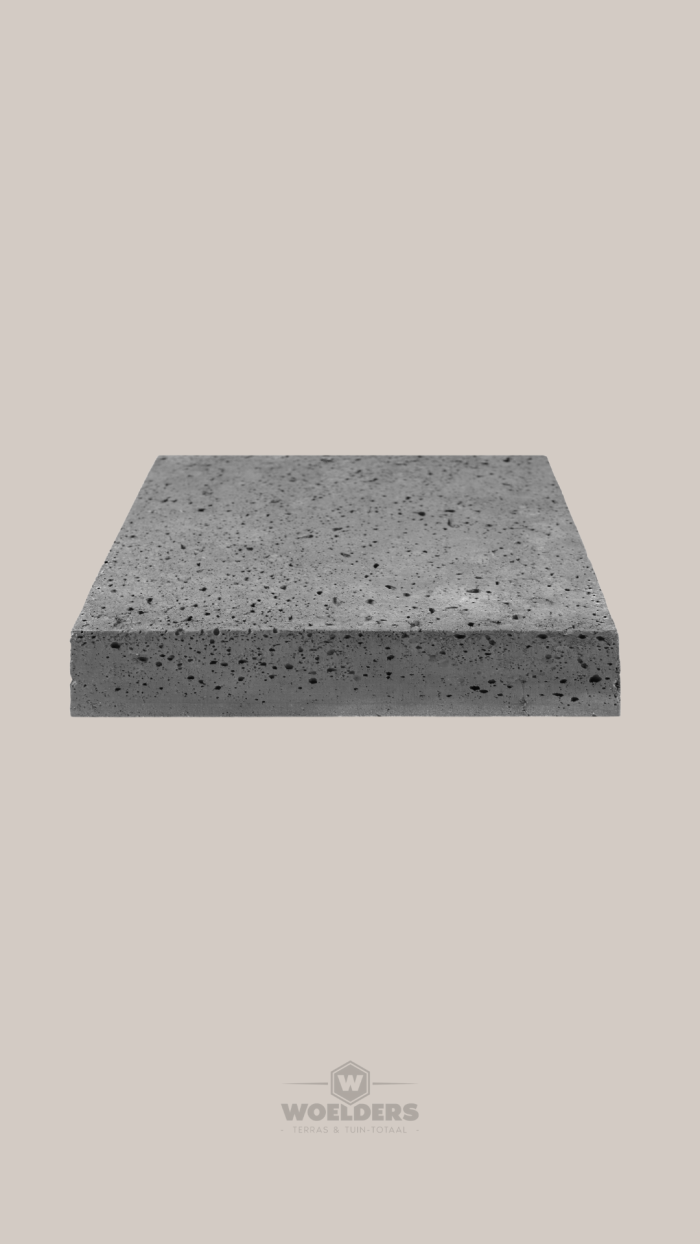Oud Hollands Tegel 40x40x5cm Antraciet (zonder facet)