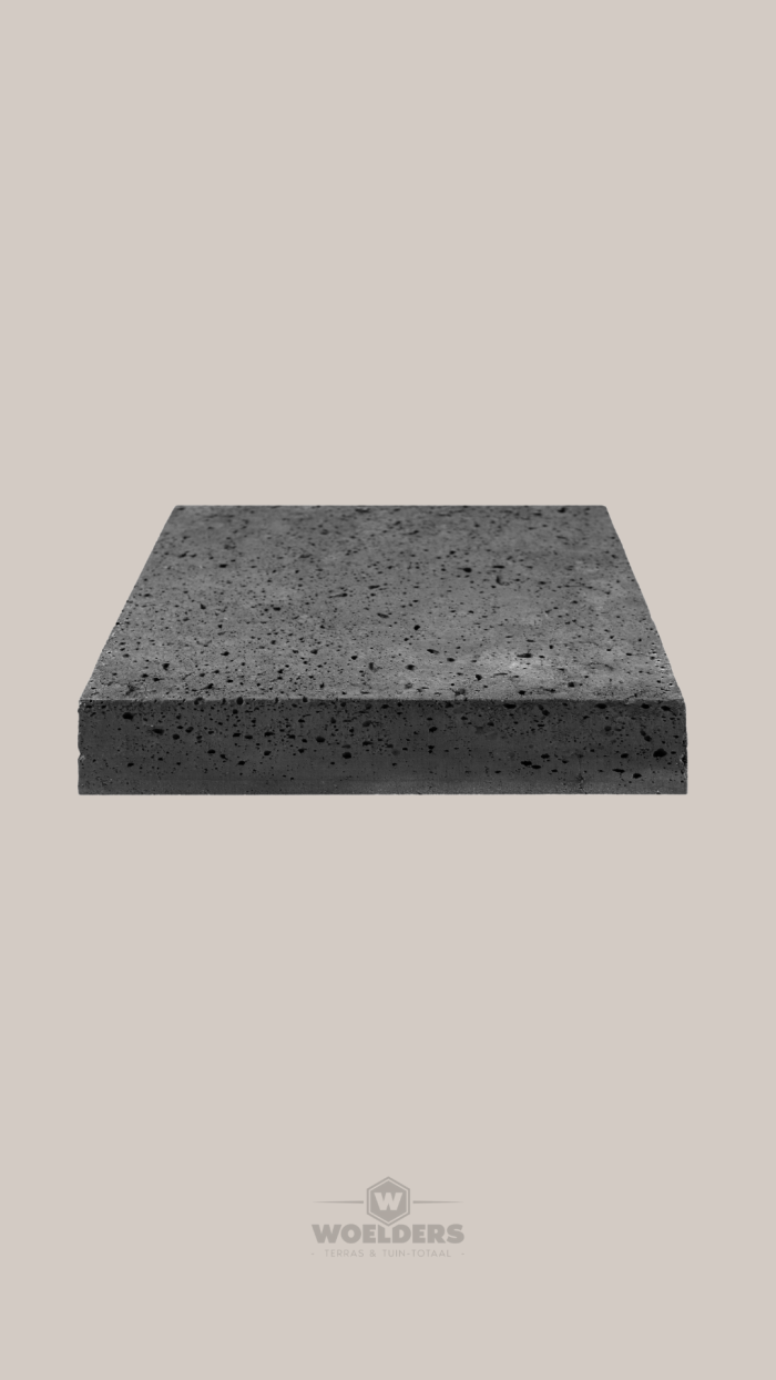 Oud Hollands Tegel 40x40x5cm Carbon (zonder facet)