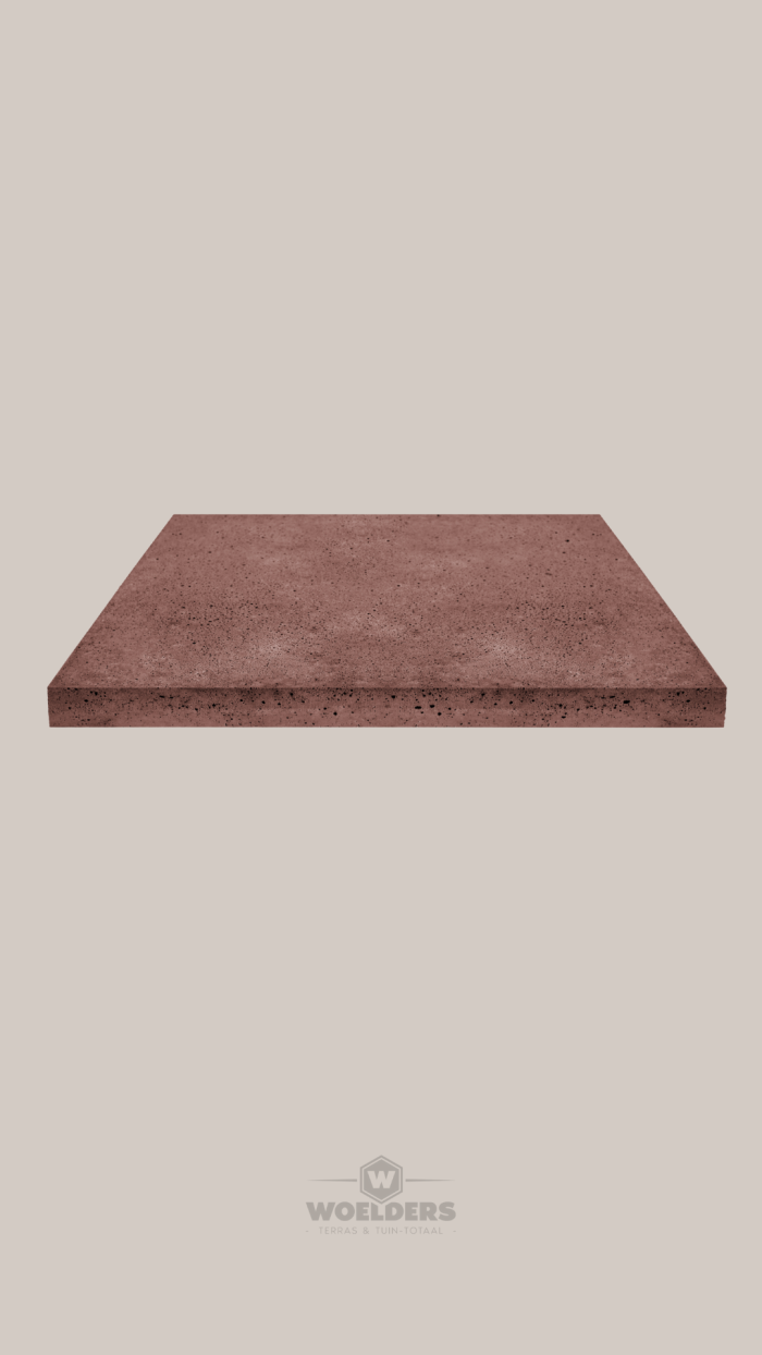 Oud Hollands Tegel 60x60x5cm Roodbruin (zonder facet)
