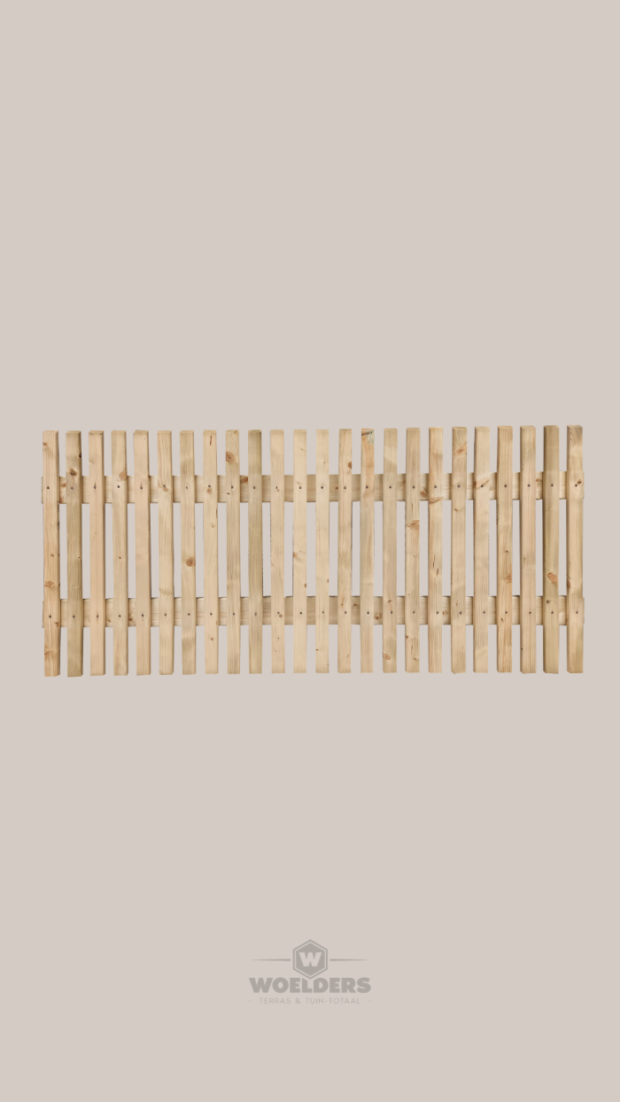 Regel Hek Vuren Verticaal 80x180cm