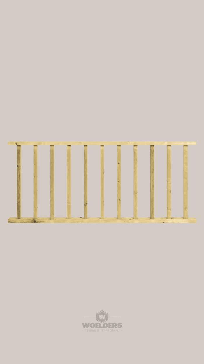 Vuren Spijlenhek 80x180cm
