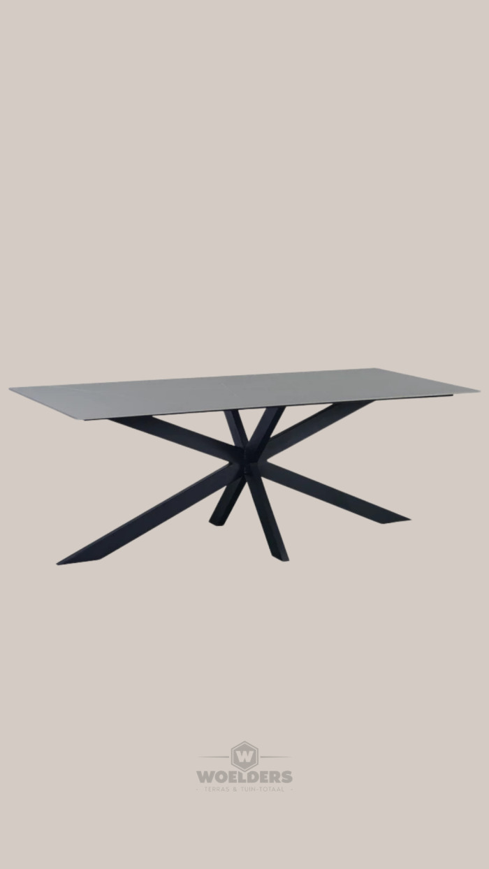 Eettafel Met Keramisch Blad 150x80x76cm Grijs