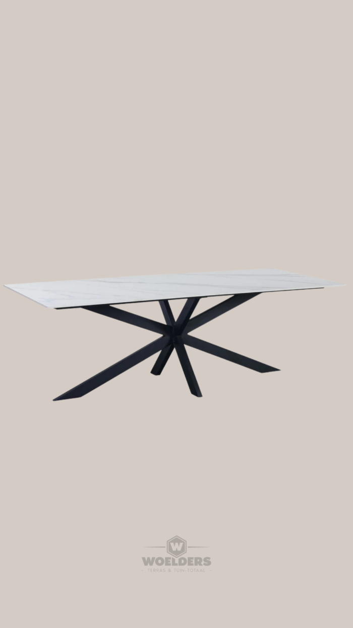 Eettafel Met Keramisch Blad 230x100x76cm Wit