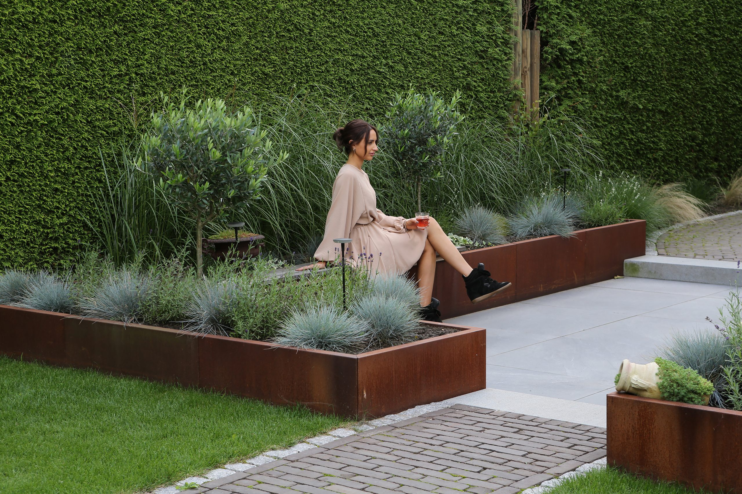 module+ corten staal Cortenstaal plantenbakken
