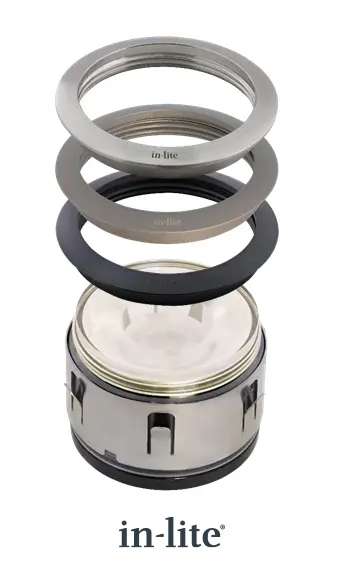 In-Lite RING 68 grondspot accessoire Black voor BOX1-PLATE 1 - Afbeelding 2