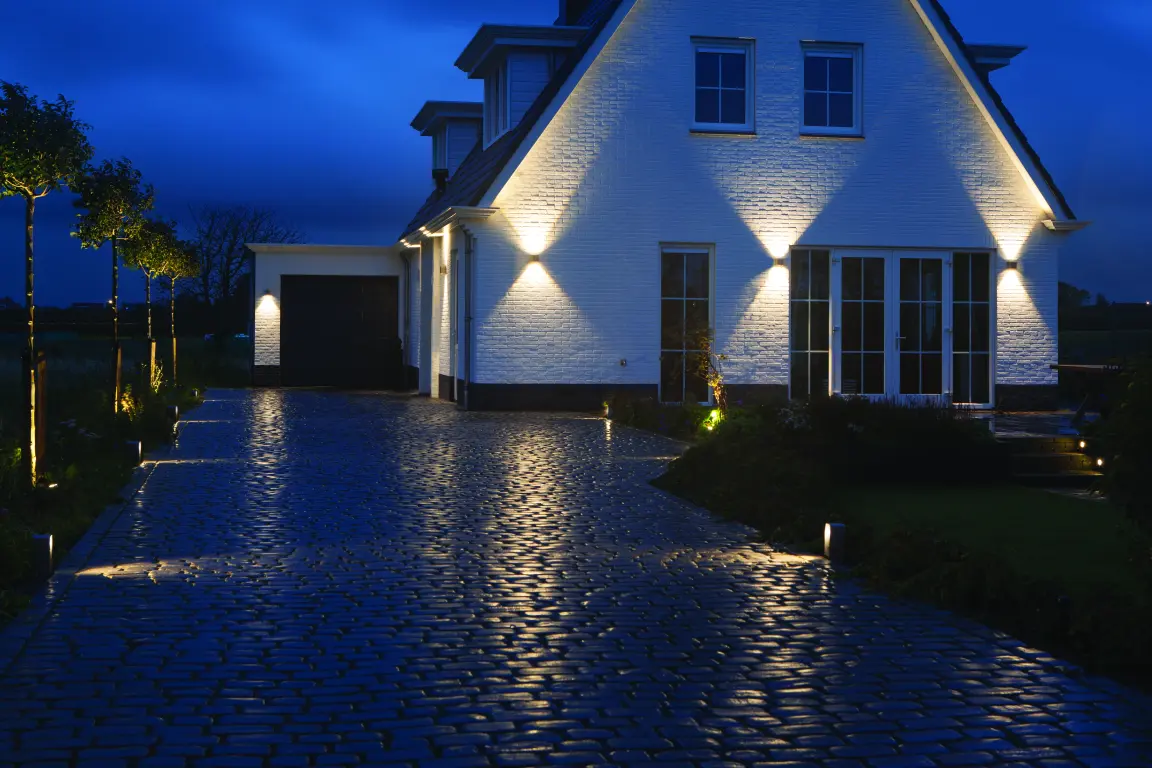 In-Lite Ace Up-Down Wall 100-230V - Rosé Silver - Afbeelding 2